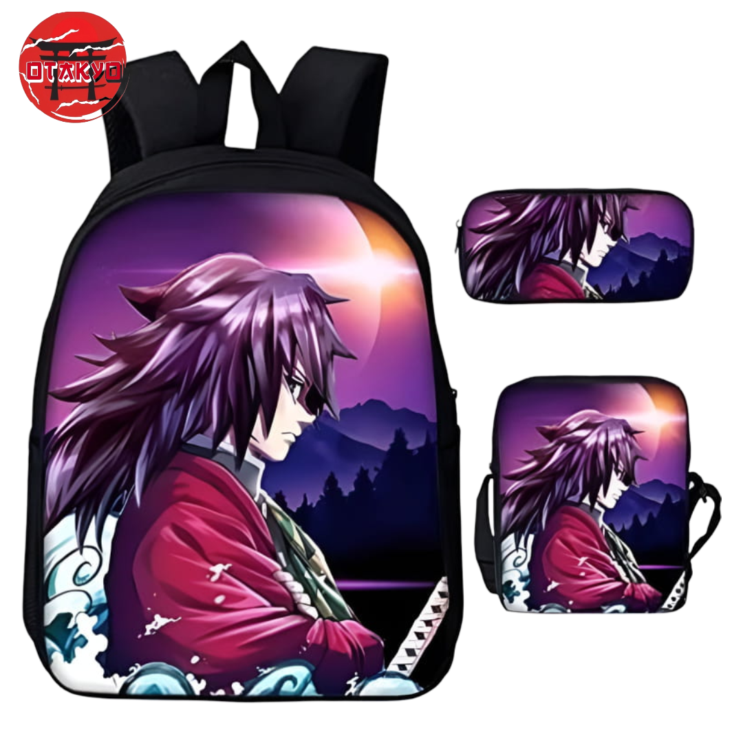 Backpack with Pencil Case and Messenger Bag Giyu Tomioka - Demon Slayer™