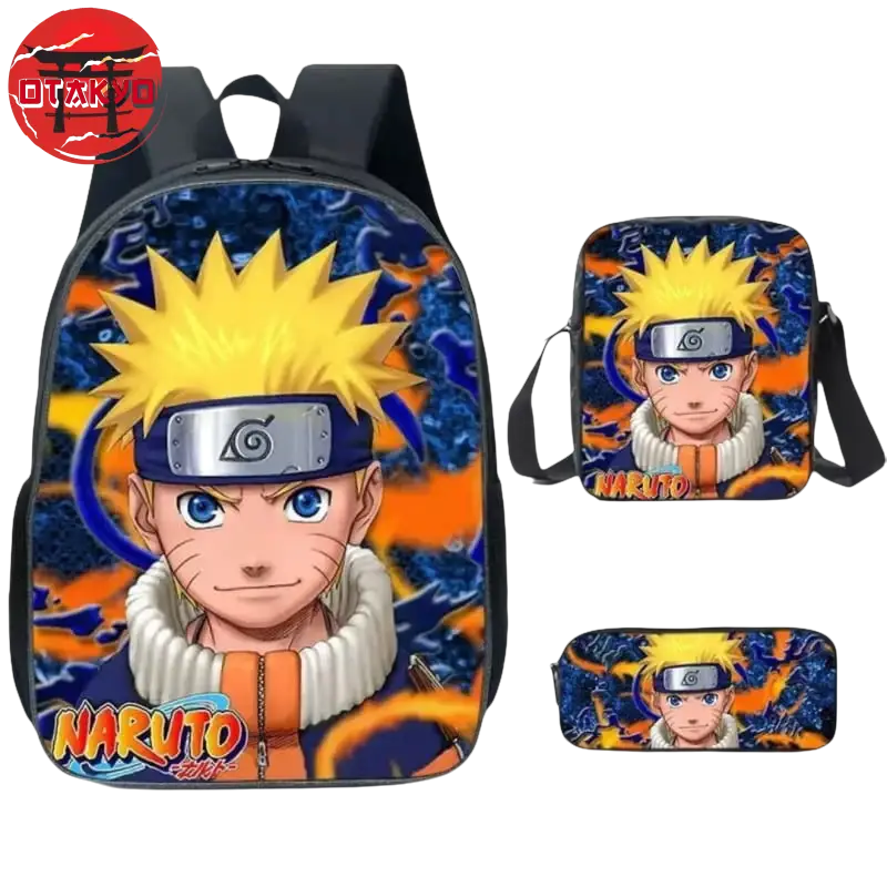 Backpack with Pencil Case and Satchel Naruto Genin - Naruto Shippuden™