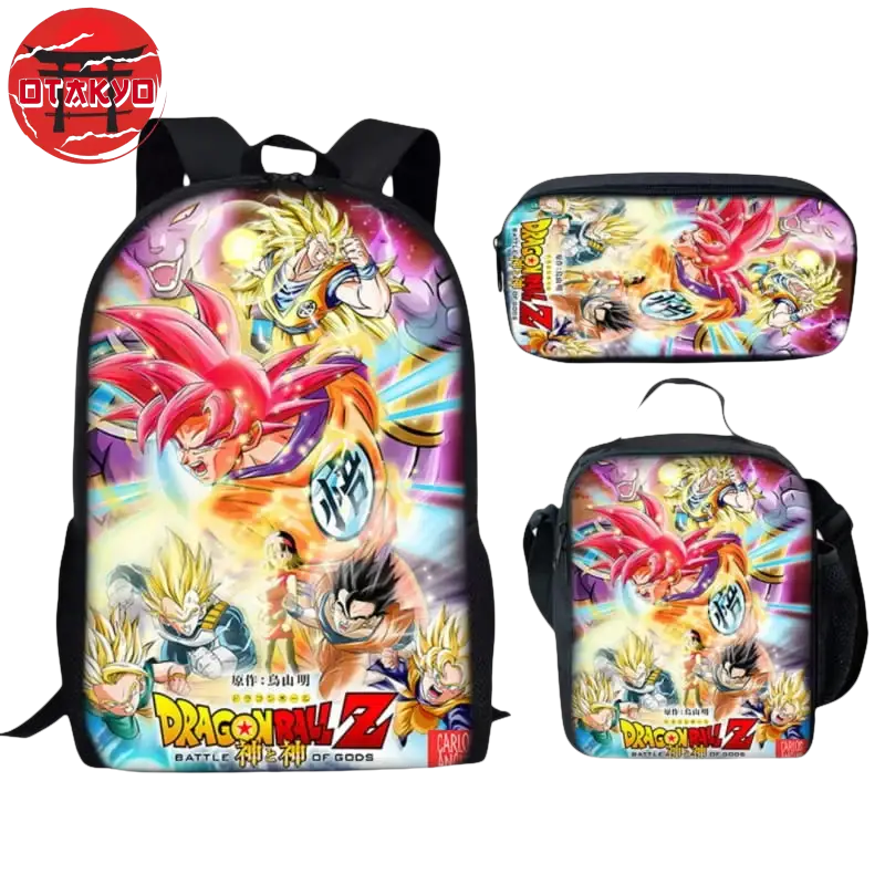 Backpack with Pencil Case and Shoulder Bag Battle of Gods - Dragon Ball Z™