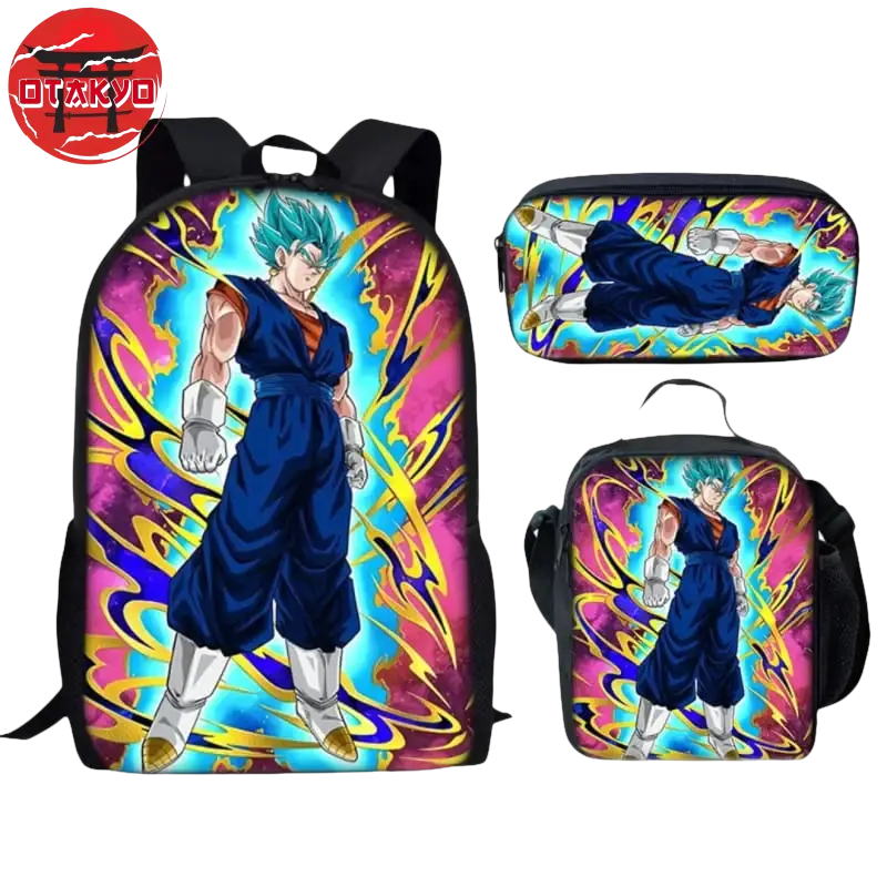 Backpack with Pencil Case and Shoulder Bag Super Vegeto - Dragon Ball Z™