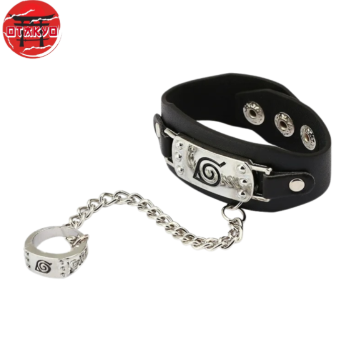 Bracelet + Ring Konoha "Hidden Village Symbol" - Naruto™