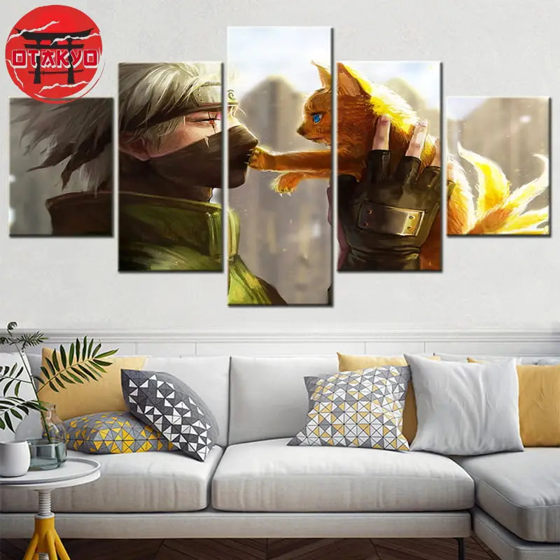 Canvas Kakashi & Kurama - Naruto Shippuden™