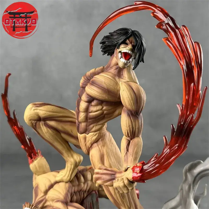Figure Assaulting Titan vs Jaw Titan - Attack on Titan™