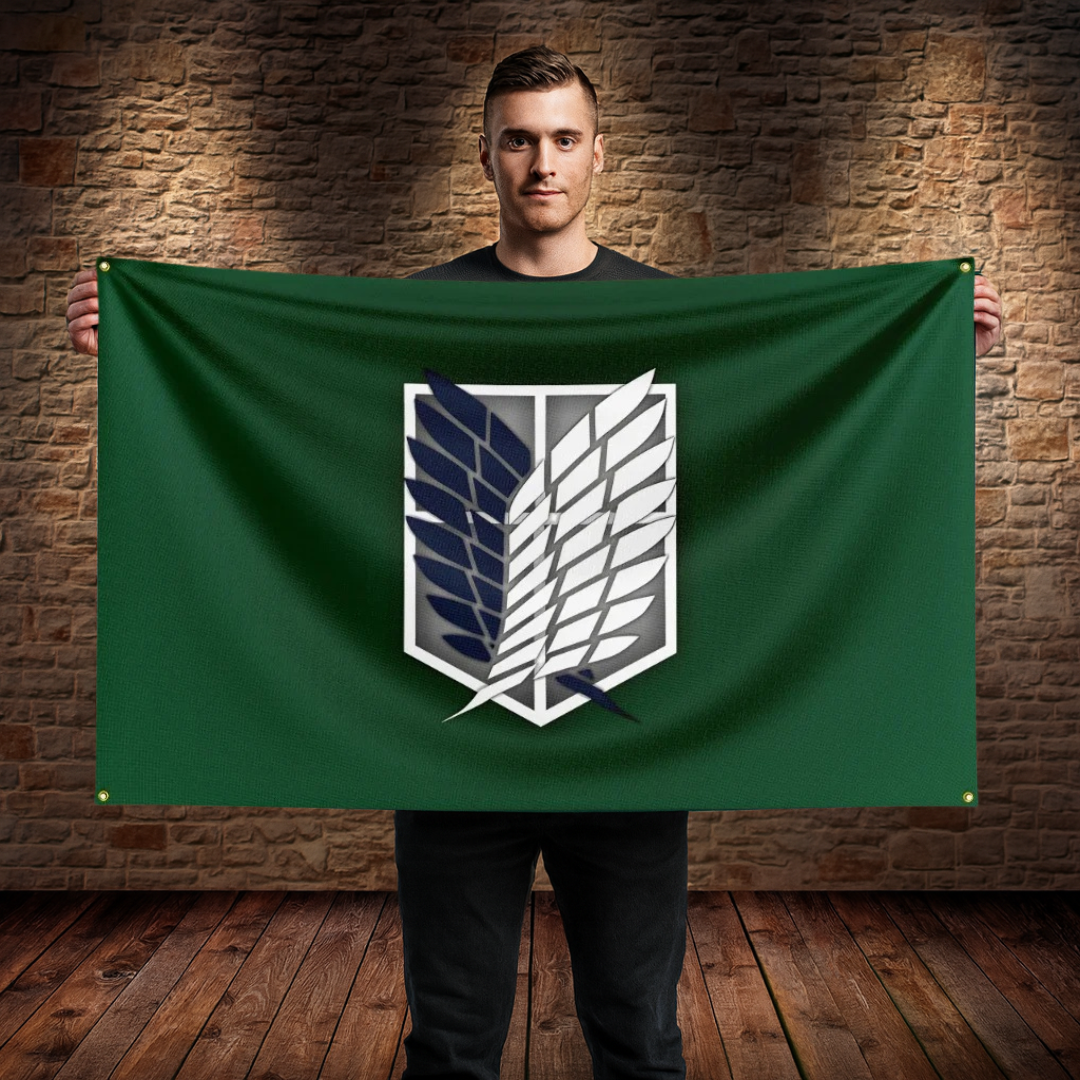 Flag Wings of Freedom Emblem - Attack on Titan™