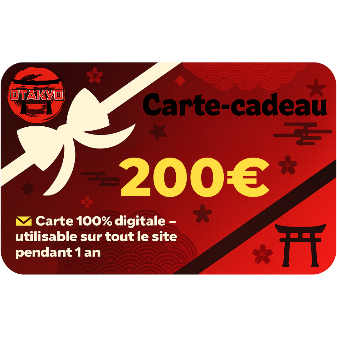 Gift Card 200€ - Anime Figures Otakyo