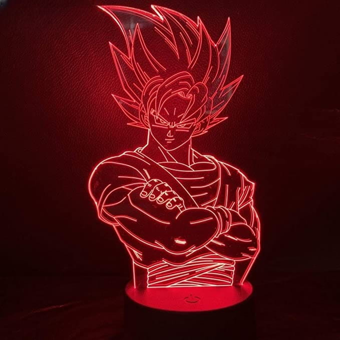 LED Lamp Goku SSJ Pink - Dragon Ball Z™