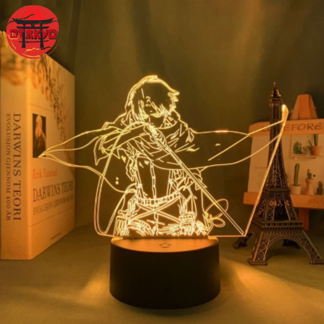 LED Lamp Levi (Rivaille) Ackerman with a Bow - Attack on Titan™