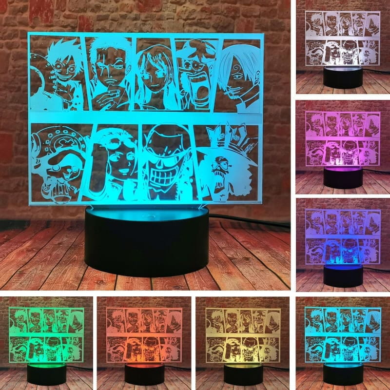 LED Lamp Mugiwara Crew - One Piece™