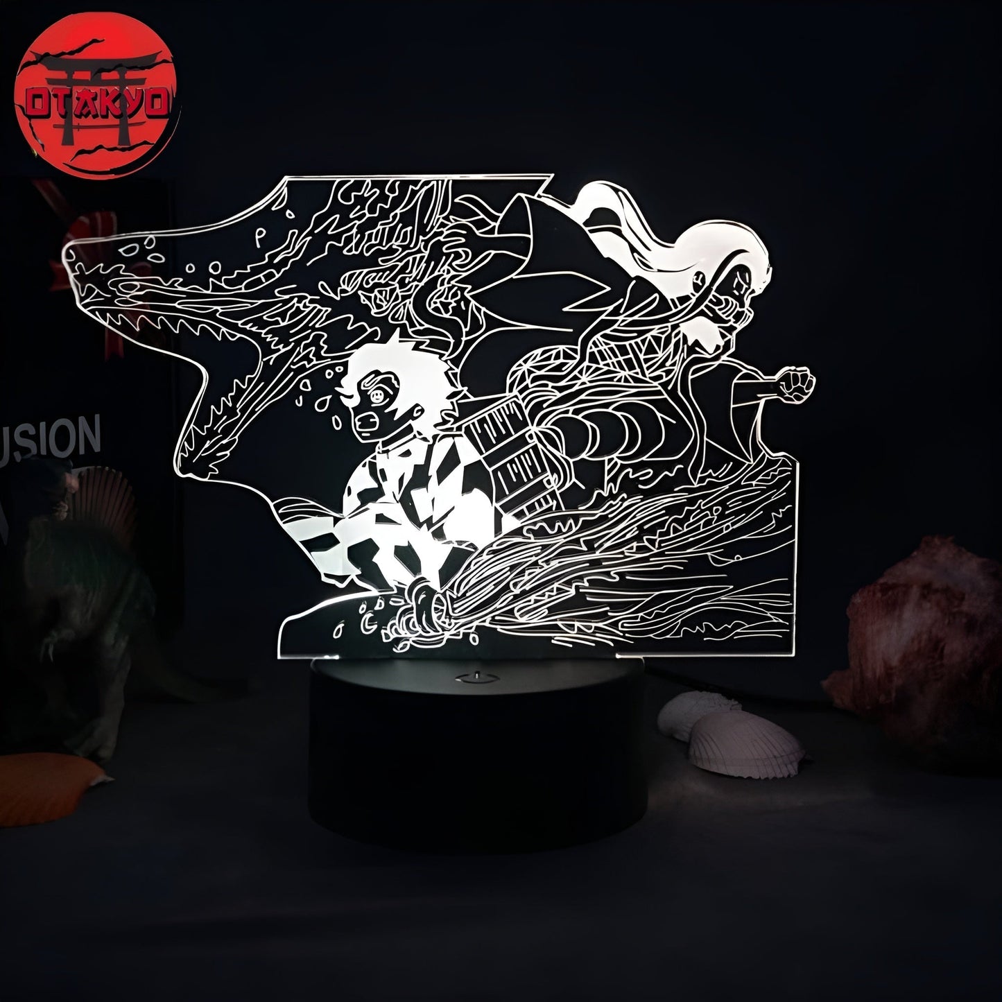 LED Lamp Nezuko and Tanjiro Kamado in Combat Mode - Demon Slayer™