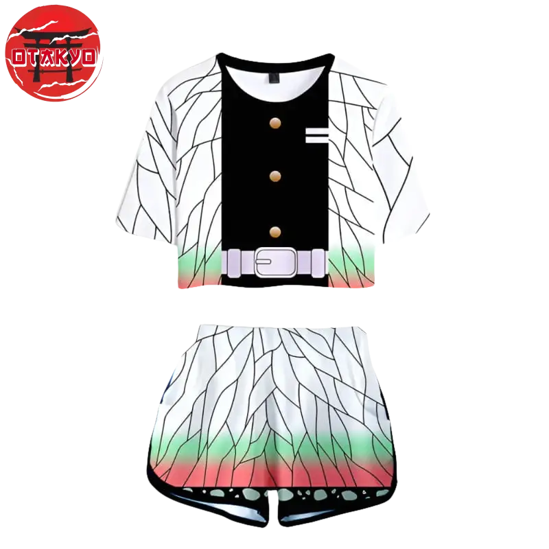 Pajamas Women Kocho Black and White - Demon Slayer™