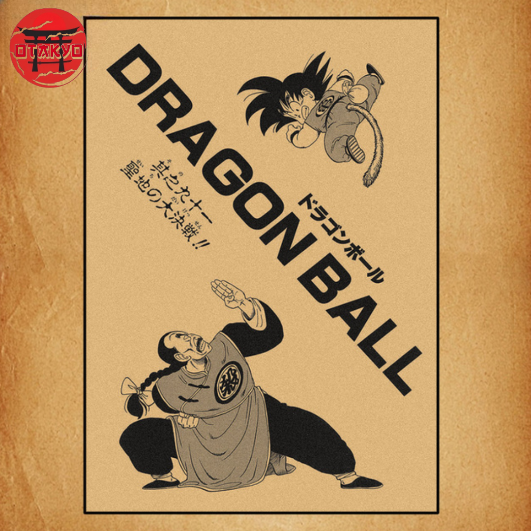 Poster Goku Vs Tao Pai Pai - Dragon Ball Z™