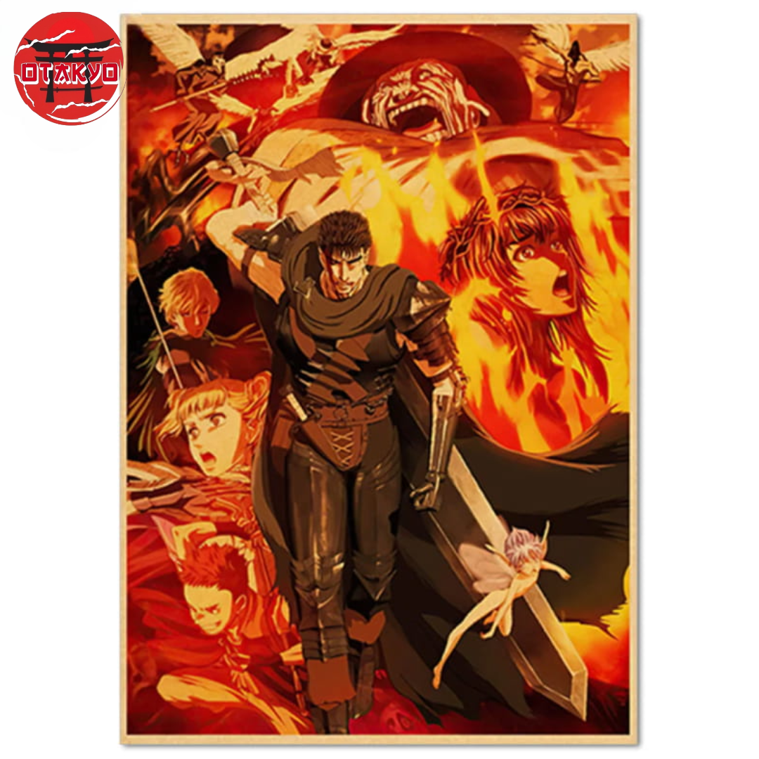Poster Guts "Warrior's Vengeance" - Berserk™