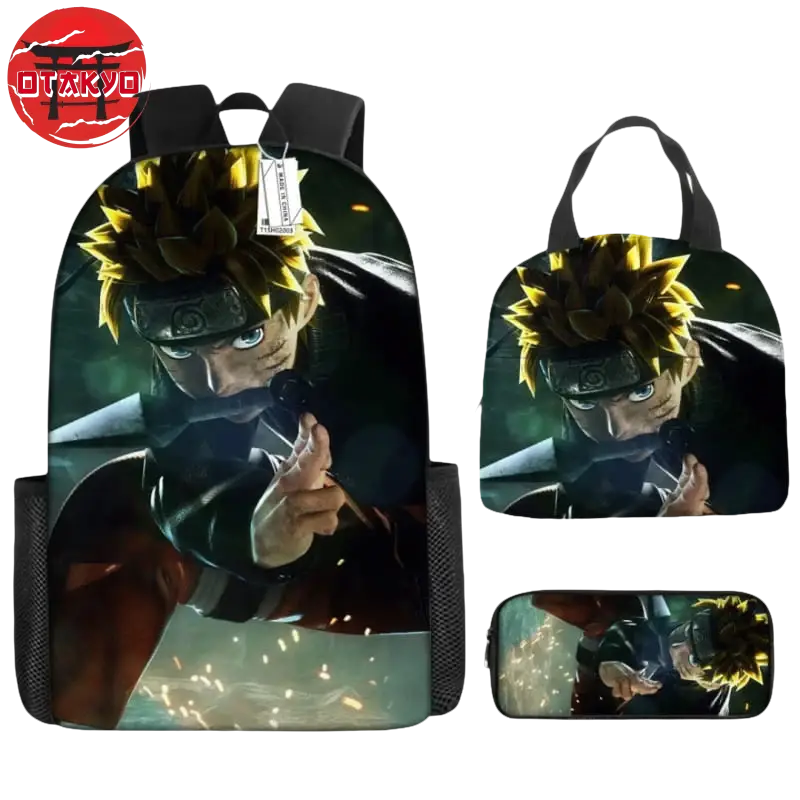 School Bag with Pencil Case and Satchel Uzumaki Naruto - Naruto Shippuden™