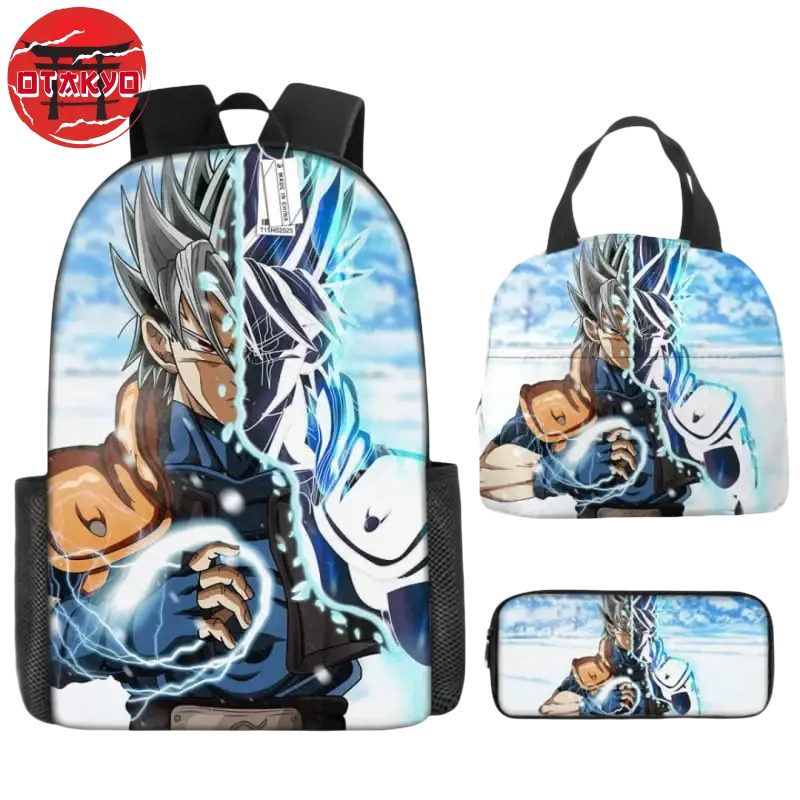 School Bag with Pencil Case and Shoulder Bag Kakashi x Vegeta DBGT - Naruto Shippuden™
