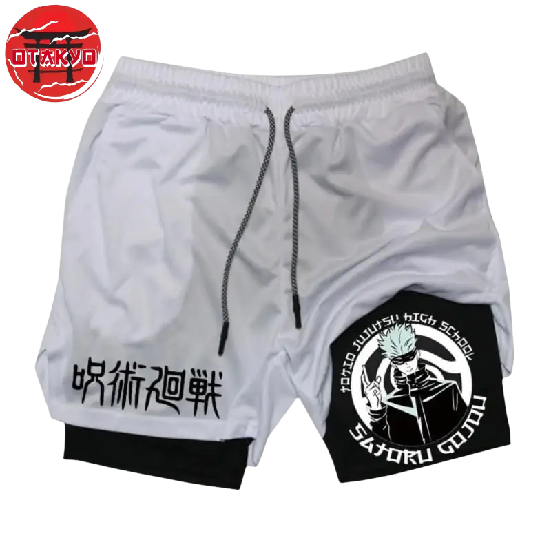 Short Satoru Gojo Black and White - Jujutsu Kaisen™