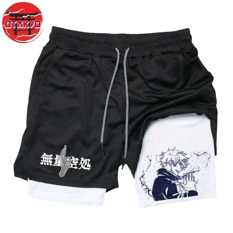 Shorts Satoru Gojo Black and White - Jujutsu Kaisen™