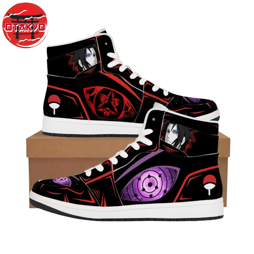Sneakers Sasuke Uchiha "Sharingan & Rinnegan" – Naruto Shippuden™
