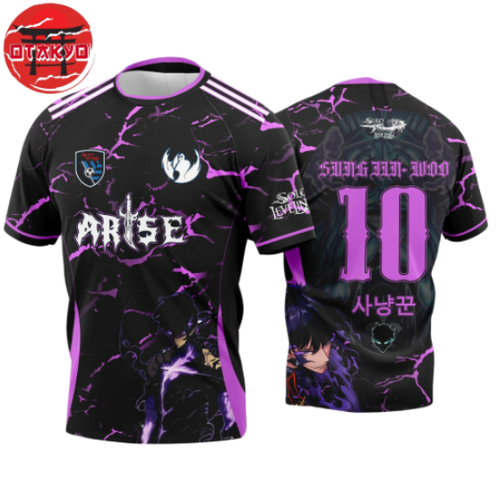 Soccer Jersey Sung Jin-Woo "Arise" - Solo Leveling™