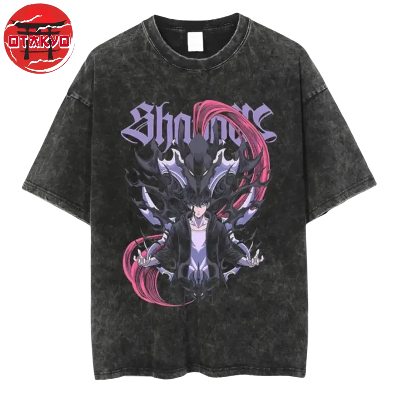 T-Shirt Oversize Igris x Sung "Shadow Servant" - Solo Leveling™