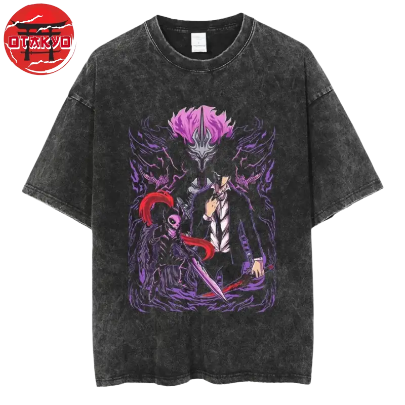 T-Shirt Oversize Shadow Monarch "Fusion" - Solo Leveling™