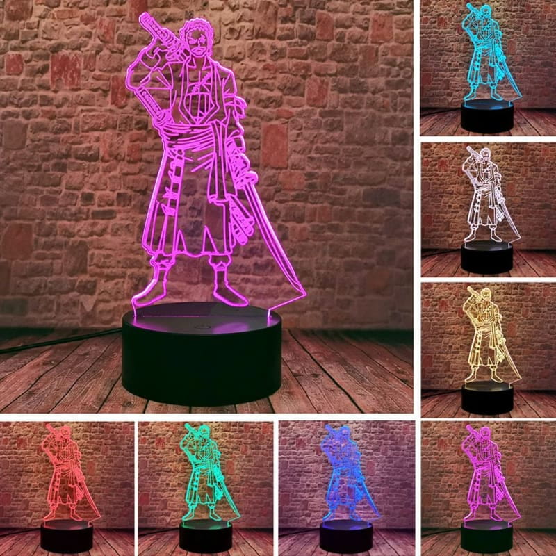 LED Lamp Zoro - One Piece™