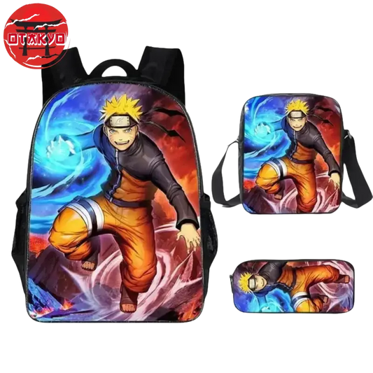 Backpack with Pencil Case and Bag Naruto Rasengan - Naruto Shippuden™