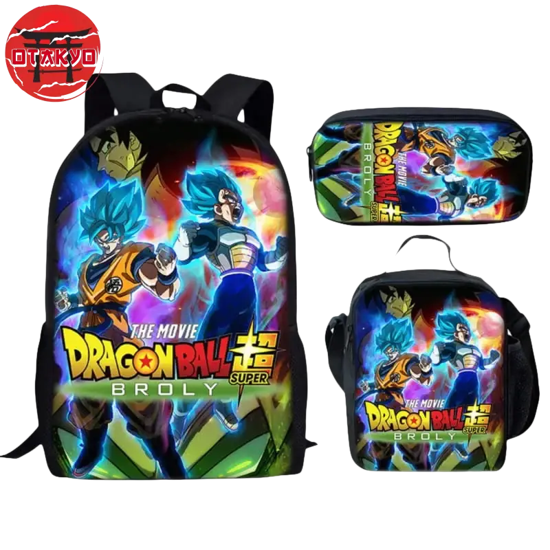 Backpack with Pencil Case and Satchel Broly - Dragon Ball Z™