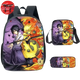 Backpack with Pencil Case and Satchel Sasuke x Naruto Rikudo Sennin - Naruto Shippuden™