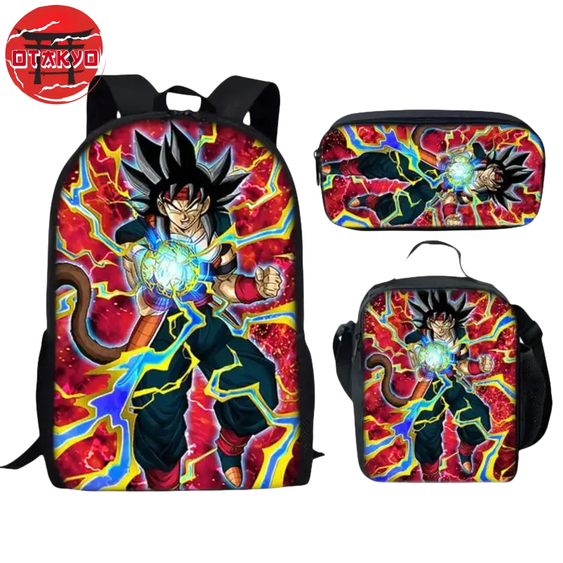 Backpack with Pencil Case and Shoulder Bag Bardock - Dragon Ball Z™