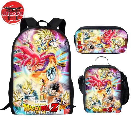 Backpack with Pencil Case and Shoulder Bag Battle of Gods - Dragon Ball Z™