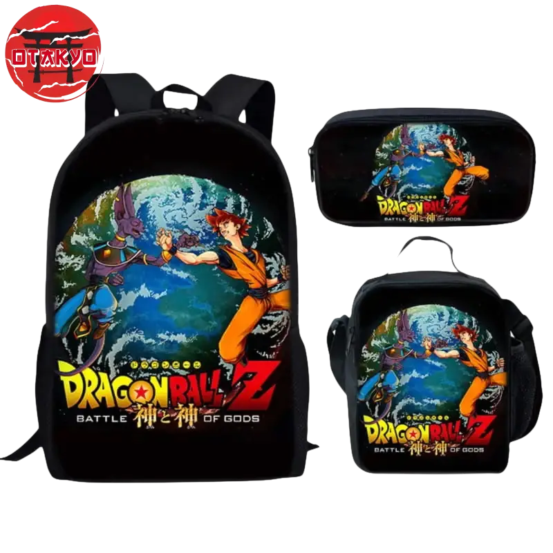 Backpack with Pencil Case and Shoulder Bag Goku vs Beerus - Dragon Ball Z™