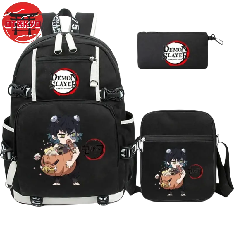 Backpack with Pencil Case and Shoulder Bag Hashibira Inosuke - Demon Slayer™