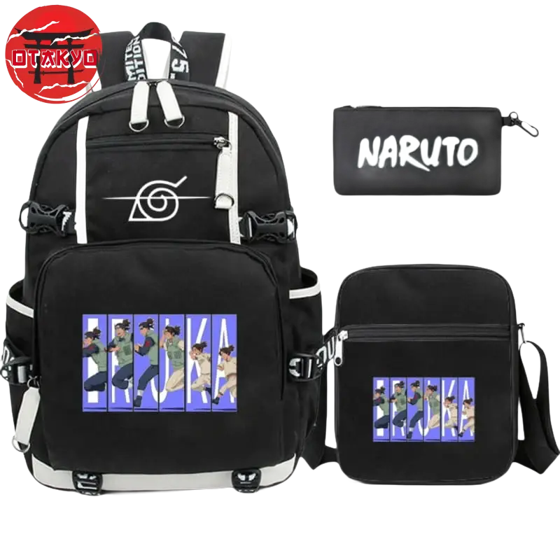 Backpack with Pencil Case and Shoulder Bag Iruka Umino - Naruto Shippuden™