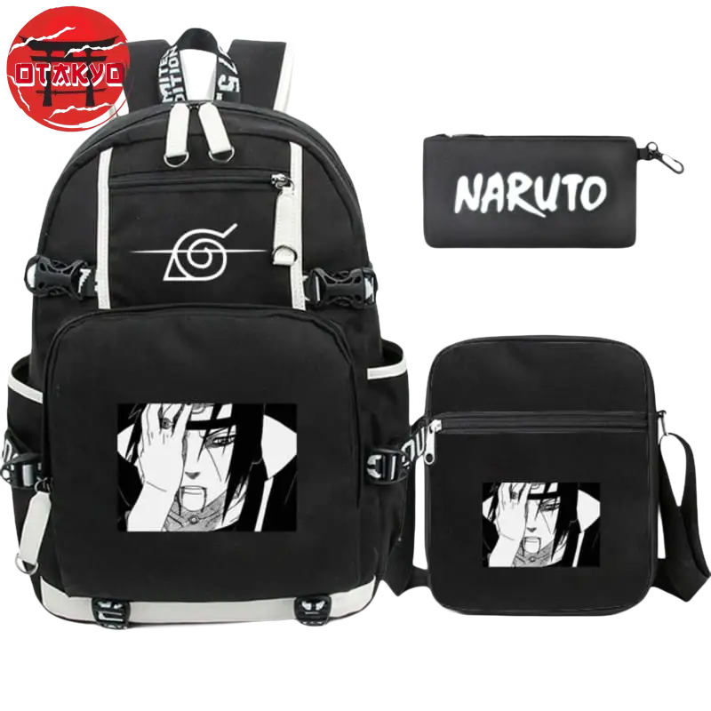 Backpack with Pencil Case and Shoulder Bag Itachi - Naruto Shippuden™