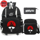 Backpack with Pencil Case and Shoulder Bag Itachi Uchiha - Naruto Shippuden™