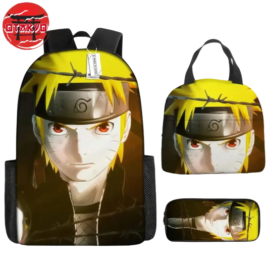Backpack with Pencil Case and Shoulder Bag Naruto Chunin - Naruto Shippuden™