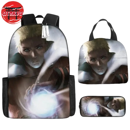 Backpack with Pencil Case and Shoulder Bag Naruto Hokage - Naruto Shippuden™