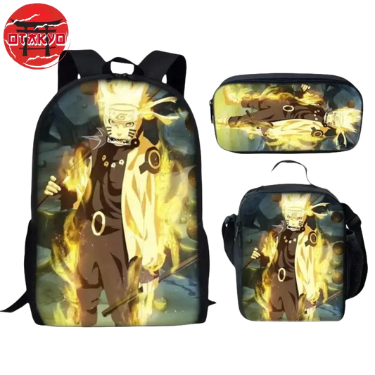 Backpack with Pencil Case and Shoulder Bag Rikudo Sennin - Naruto Shippuden™