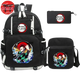 Backpack with Pencil Case and Shoulder Bag Tanjiro 1st Form - Demon Slayer™