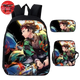 Backpack with Pencil Case and Shoulder Bag Tanjiro Fire & Water - Demon Slayer™