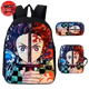 Backpack with Pencil Case and Shoulder Bag Tanjiro the Demon Slayer - Demon Slayer™