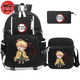 Backpack with Pencil Case and Shoulder Bag Zenitsu - Demon Slayer™