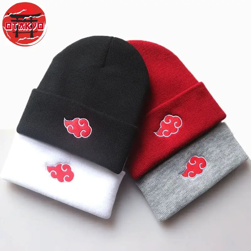 Beanie Noir/Blanc Akastuki - Naruto Shippuden™