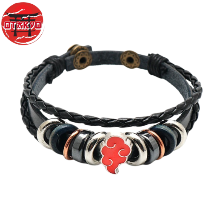Bracelet Akatsuki "Red Cloud Symbol" - Naruto Shippuden™