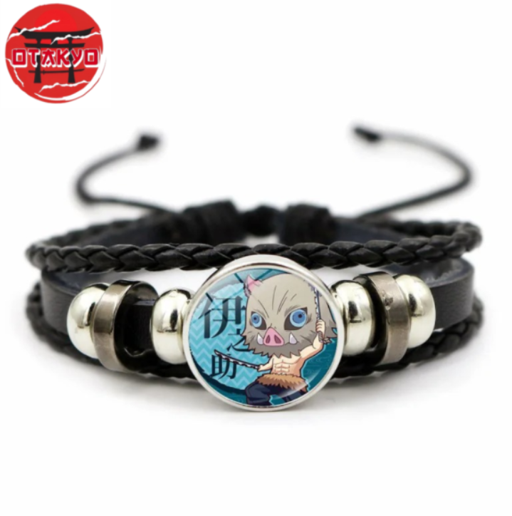 Bracelet Inosuke Hashibira "Chibi Boar Style" - Demon Slayer™
