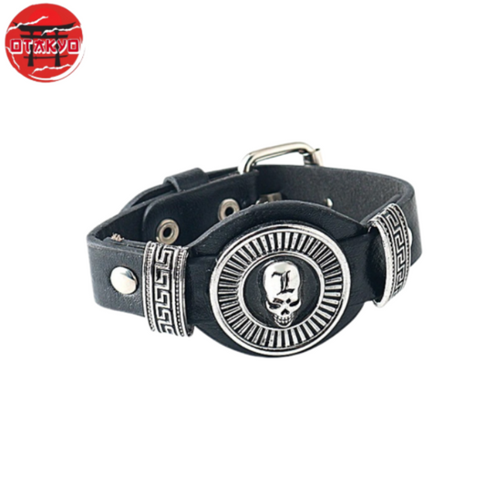 Bracelet L "Silver Skull" - Death Note™
