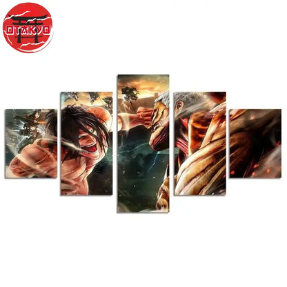 Canvas Eren vs Reiner - Attack on Titan™