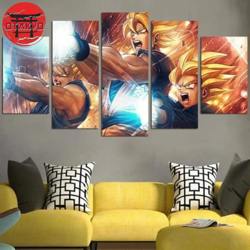 Canvas Father-Son Kamehameha - Dragon Ball Z™