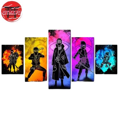 Canvas Gaara & Naruto & Itachi & Sasuke - Naruto Shippuden™