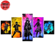 Canvas Gaara & Naruto & Itachi & Sasuke - Naruto Shippuden™